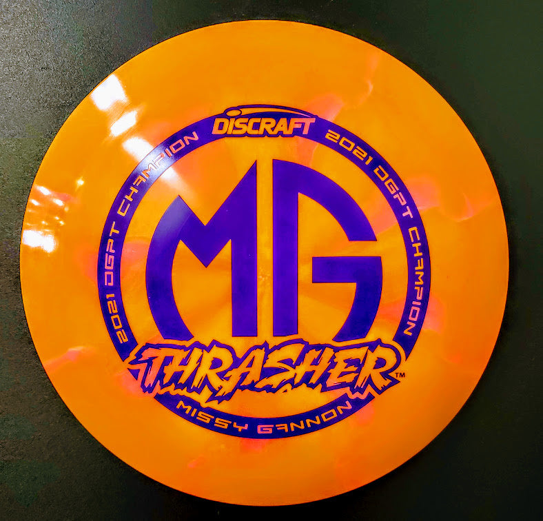 Discraft 2021 DGPT Missy Gannon Tour Swirl ESP Thrasher Golf Disc