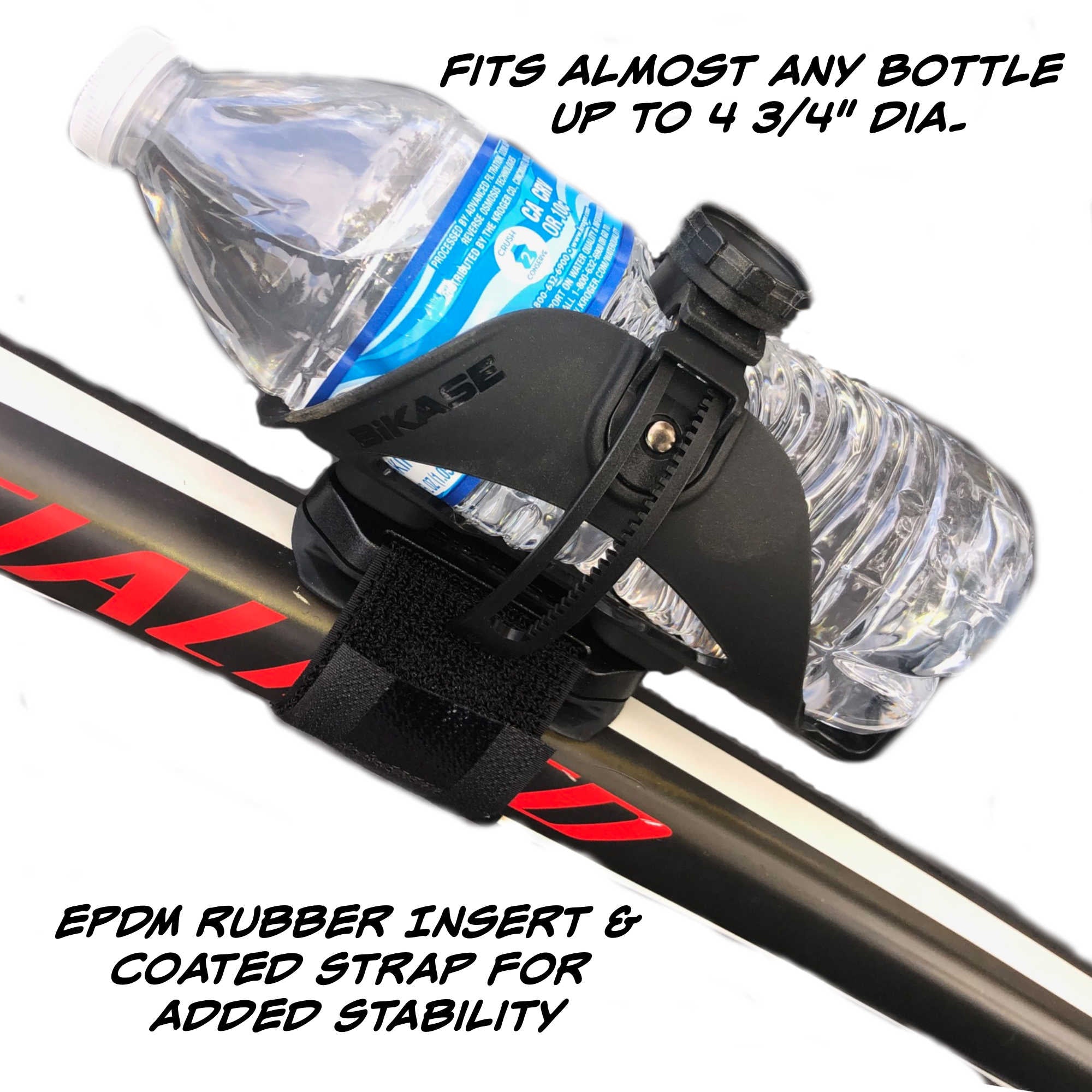 BiKase ABC Bicycle Adjustable Drink Holder Works Great For Zuca Disc Golf Carts