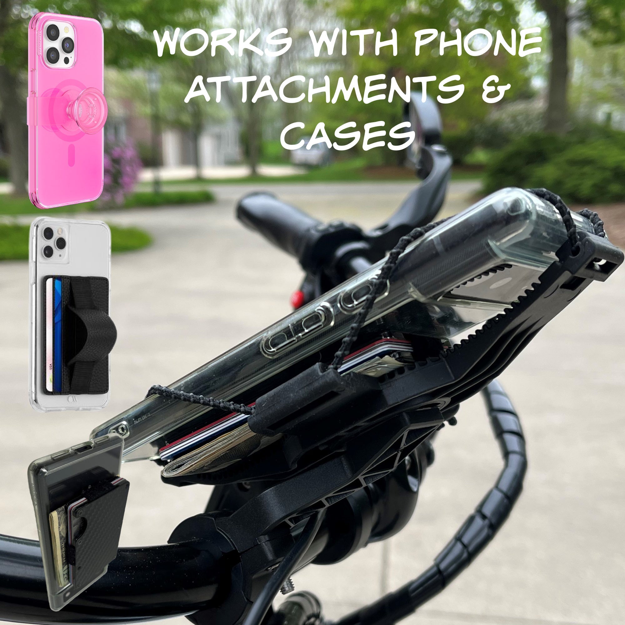BiKase ElastoKASE Universal Bicycle Phone Holder