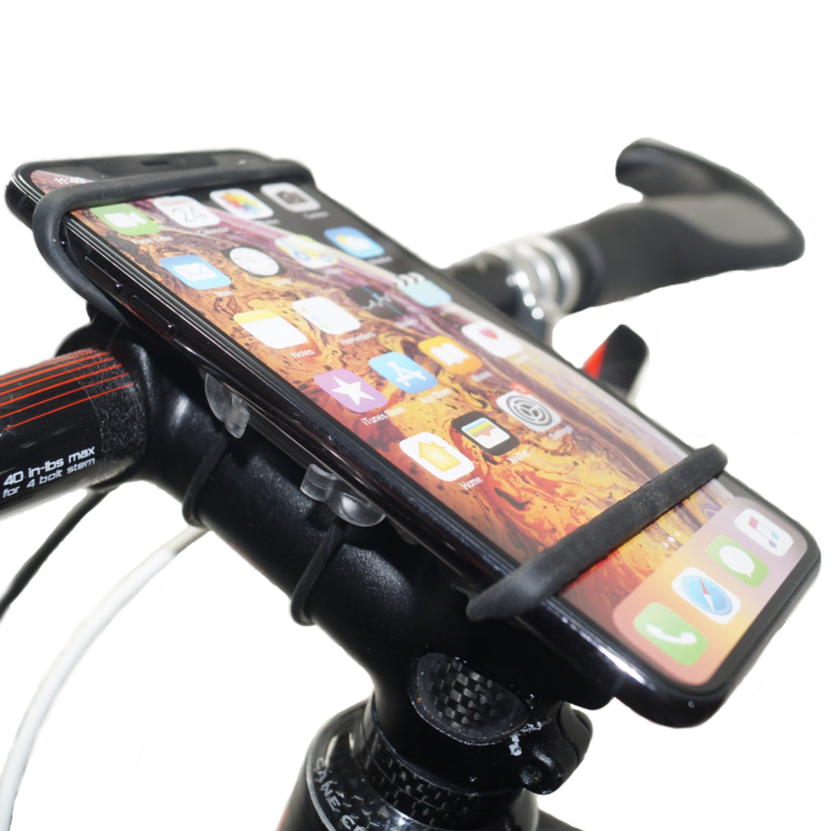 BiKase SuperBand X Bicycle Disc Golf Cart ATV Accessory Attachment Mount