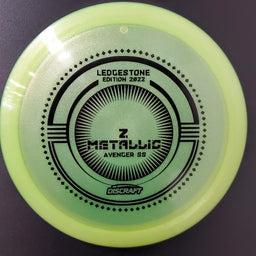 Discraft Limited Edition 2022 Ledgestone Z Metallic Avenger SS Golf Disc