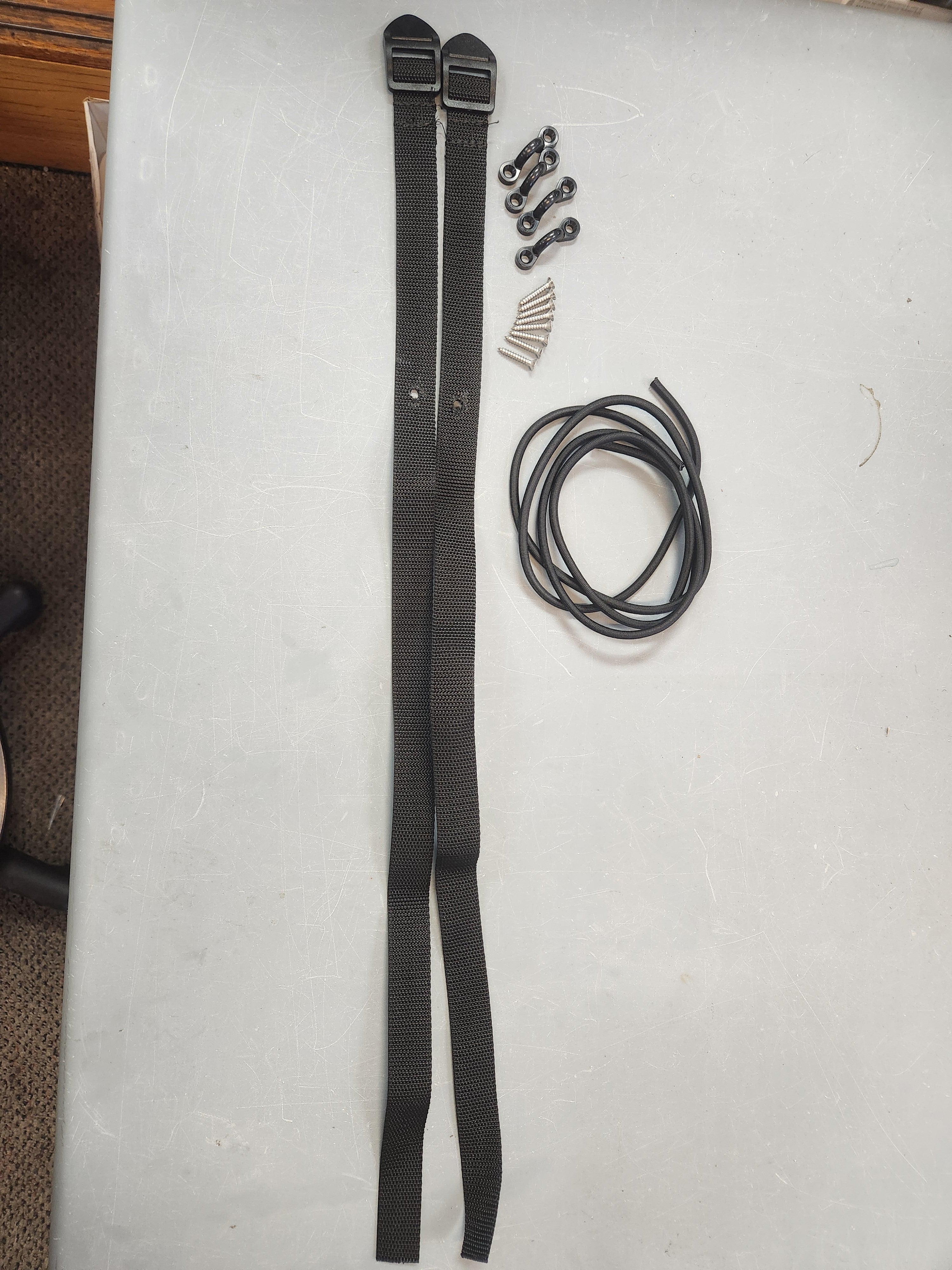 Crescent Kayaks Seat Riser Strap and Bungee Kit