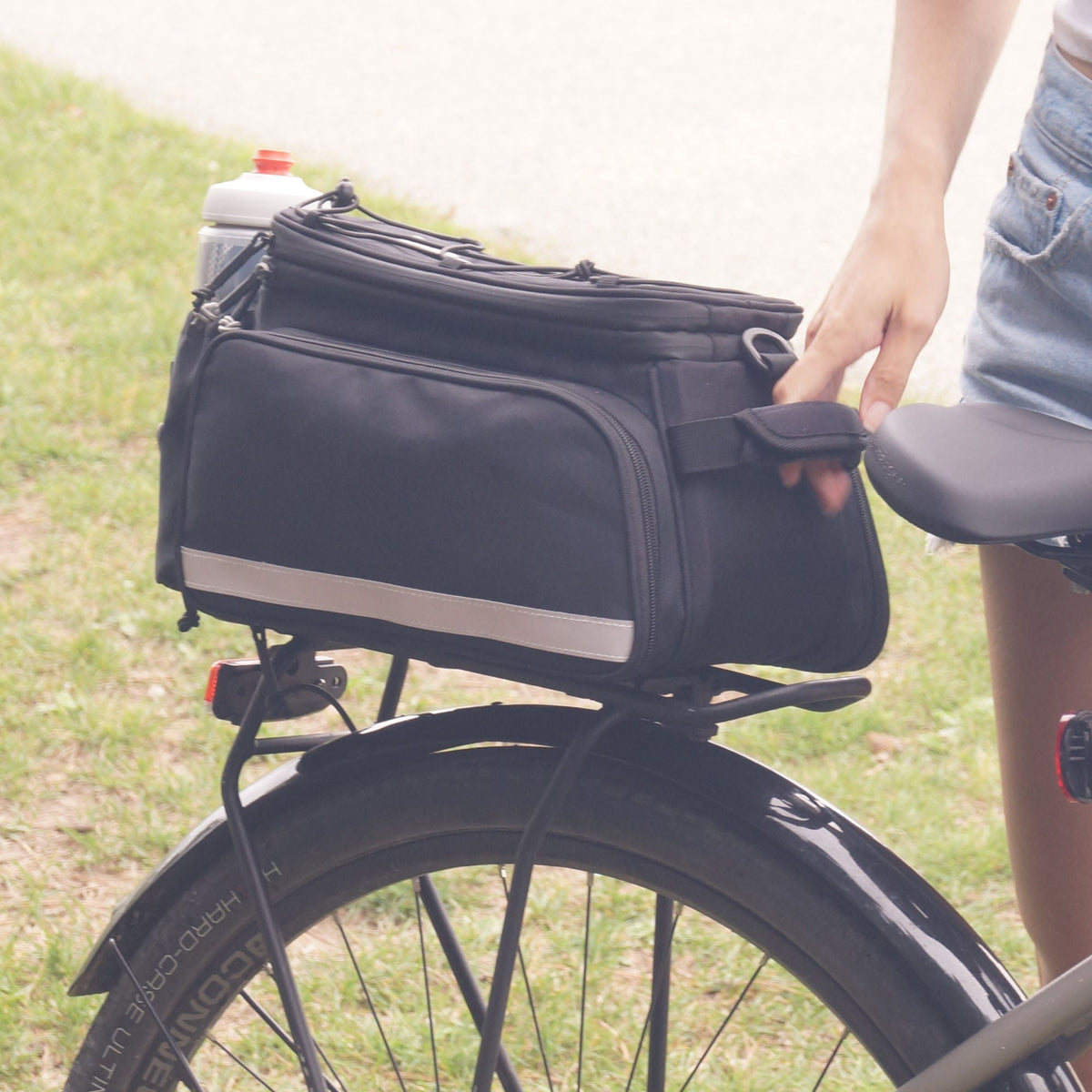 BiKase Big Daddy MIK Compatible Bicycle Rack Bag Works Great for Aventon Himiway and Velotric Ebike MIK Racks
