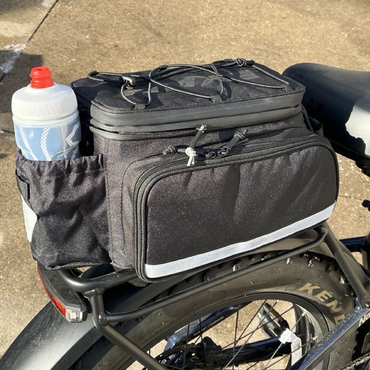 BiKase Big Daddy MIK Compatible Bicycle Rack Bag Works Great for Aventon Himiway and Velotric Ebike MIK Racks