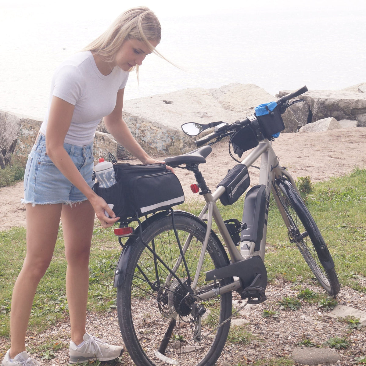 BiKase Big Daddy MIK Compatible Bicycle Rack Bag Works Great for Aventon Himiway and Velotric Ebike MIK Racks