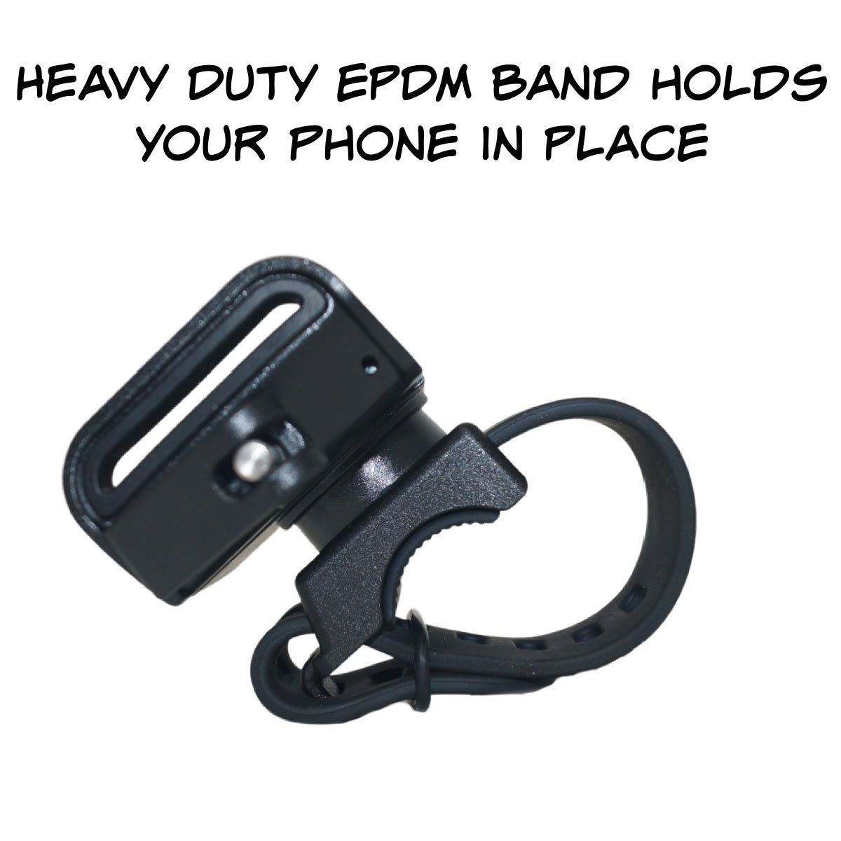 BiKase Handy Phone Clamp For Bicycles and Disc Golf Carts