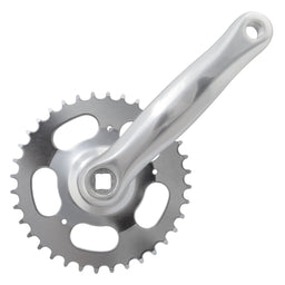 Sun Cycles Tricycle Cankarm Set 36T x 1/8 x 165mm Silver