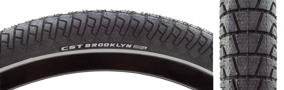 CST Premium Pro-Brooklyn Cruiser Style Bicycle Tire 26 x 2.15 Wire Bead