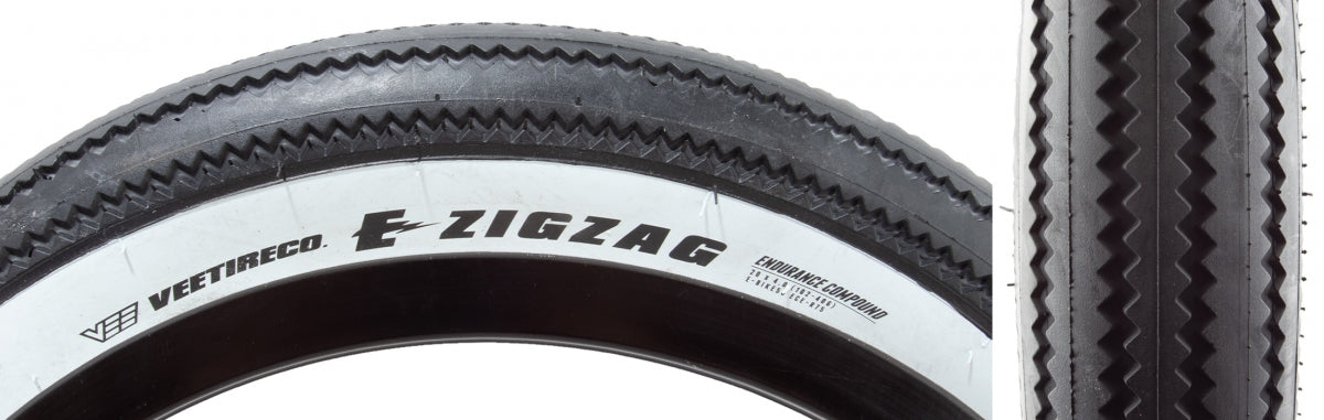 Vee Tire and Rubber ZigZag 20 x 4.0 Fat Bike Ebike Tire