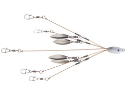 Hog Farmer Tactical Bassin 5 Hook-4 Blade Mini Rig