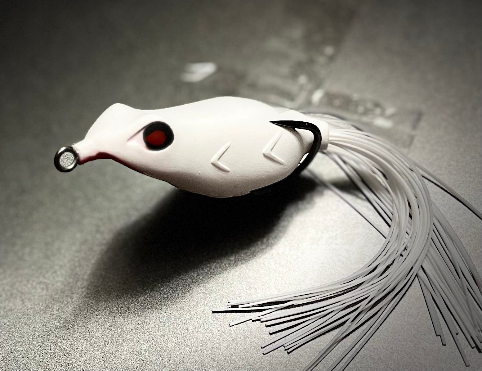 Copper Red Baits Wave Frog Top Water Lure 2.5 Inch 9/16oz