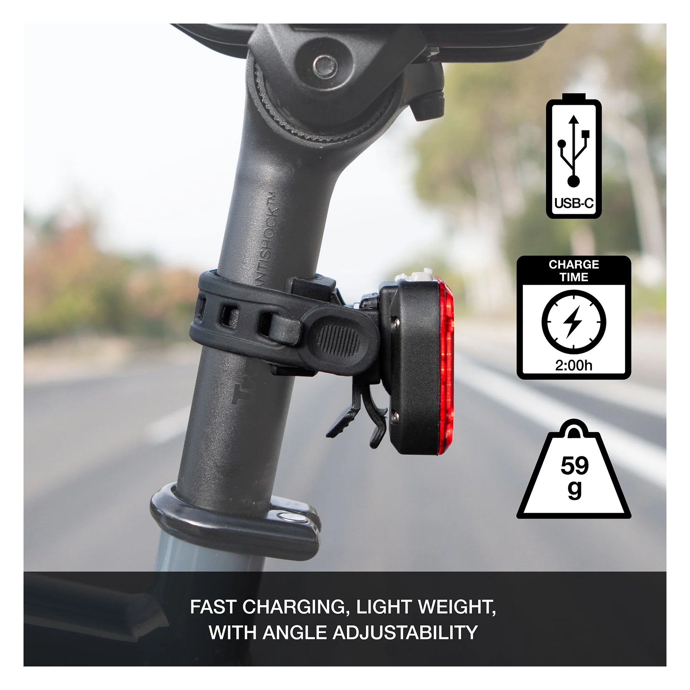 NiteRider Vmax+ 180 Alto Bicycle Tail Light