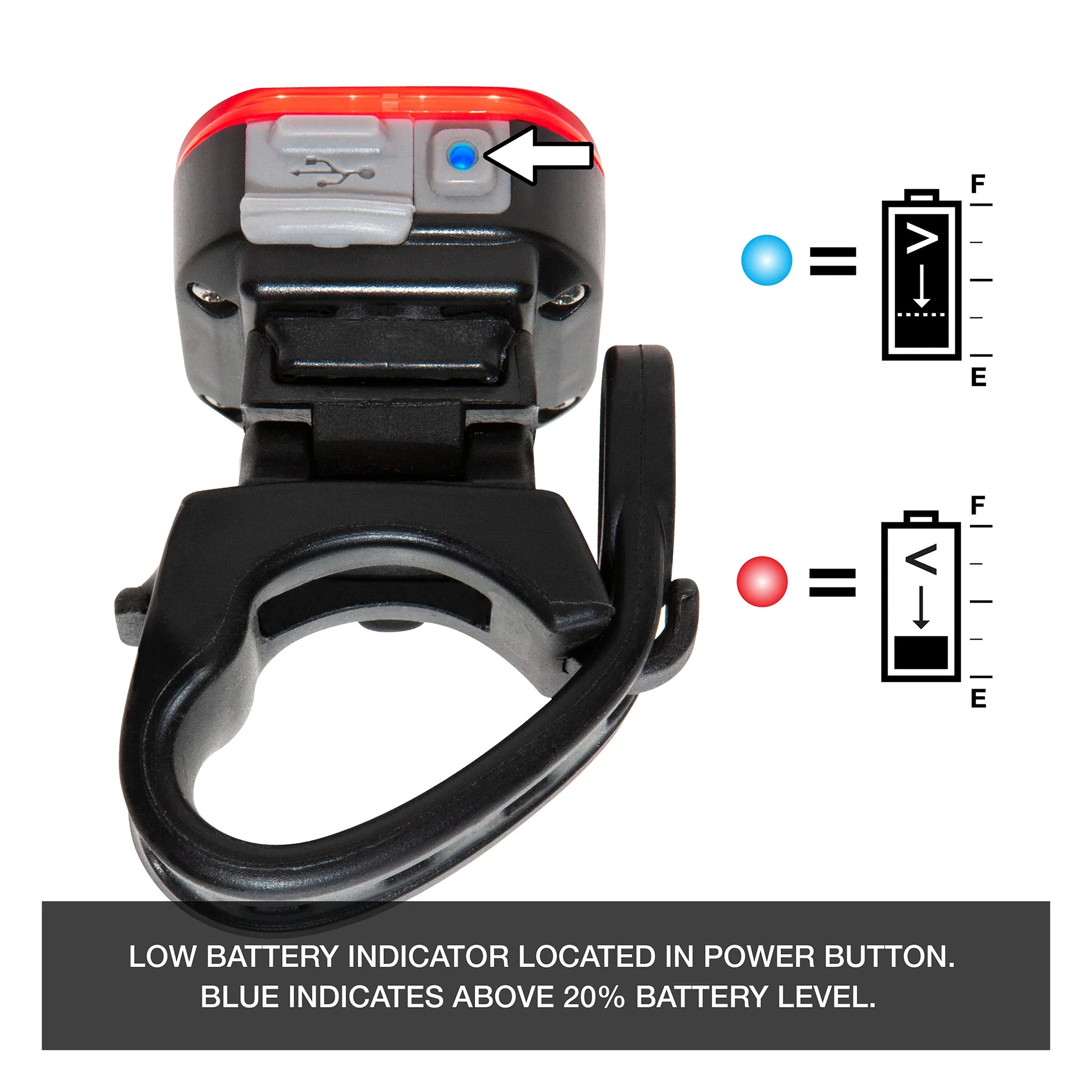 NiteRider Vmax+ 180 Alto Bicycle Tail Light