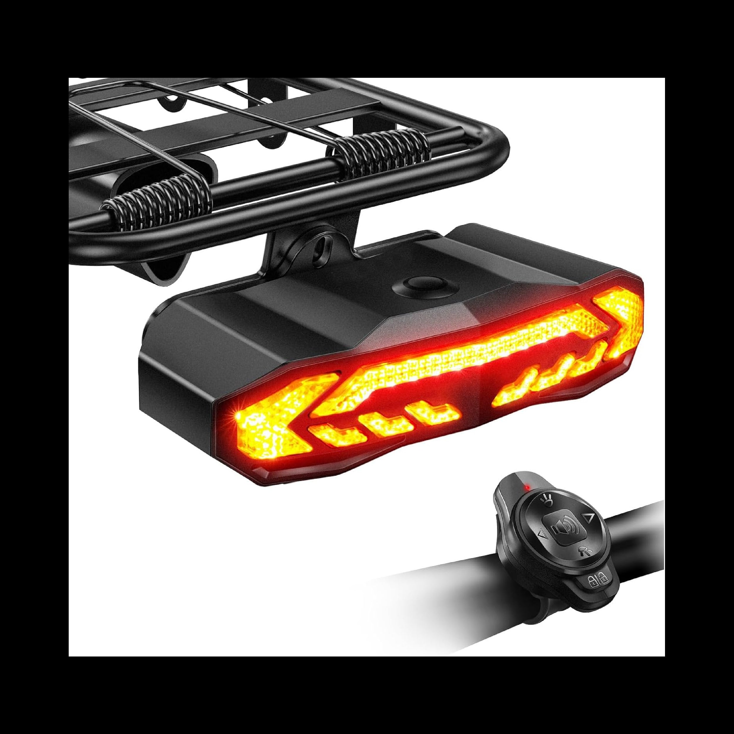 BiKase Sentry Bicycle Brake Light Turn Signal and Alarm
