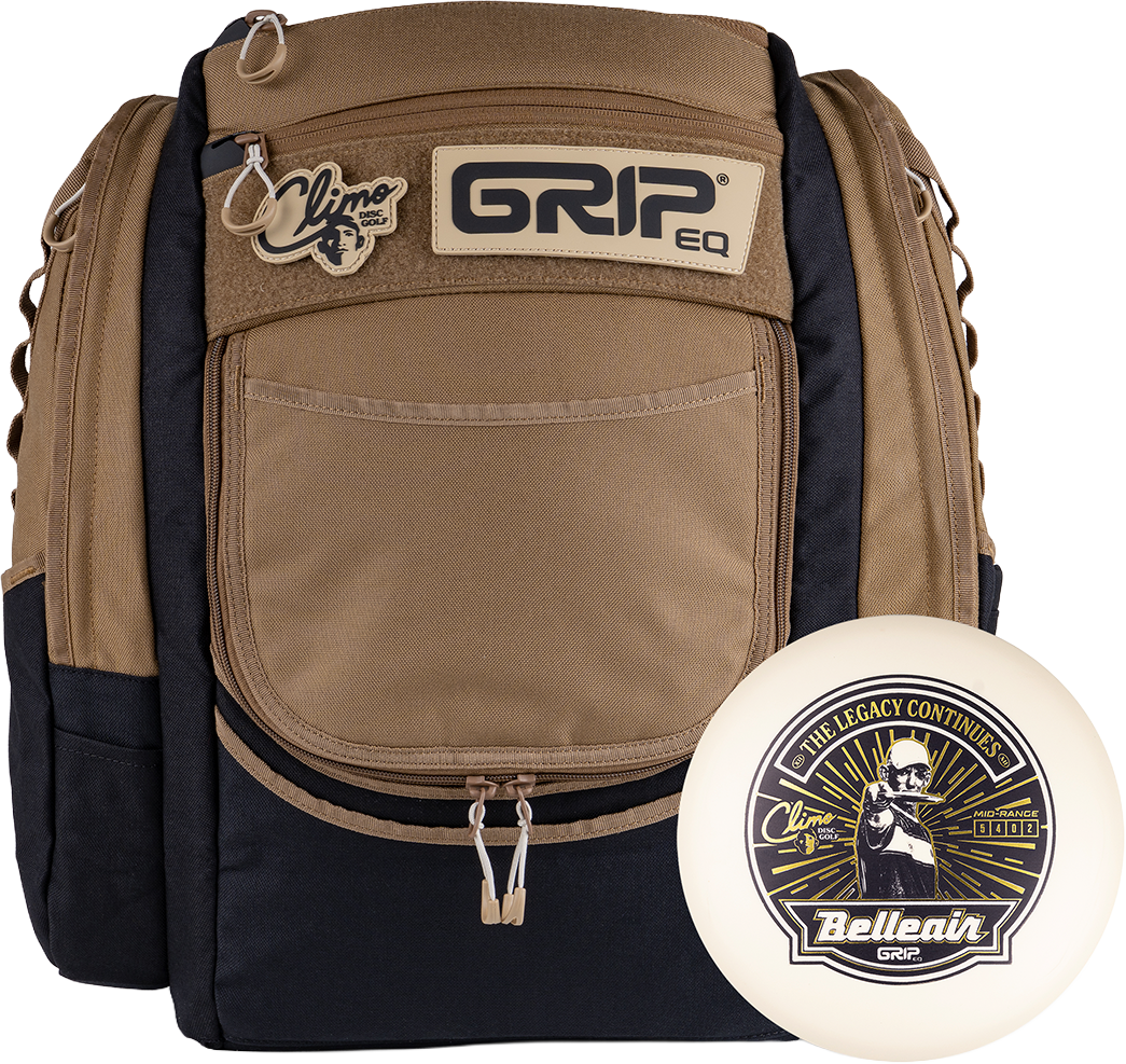 GRIPeq Ken Climo ATS Disc Golf Backpack Bag