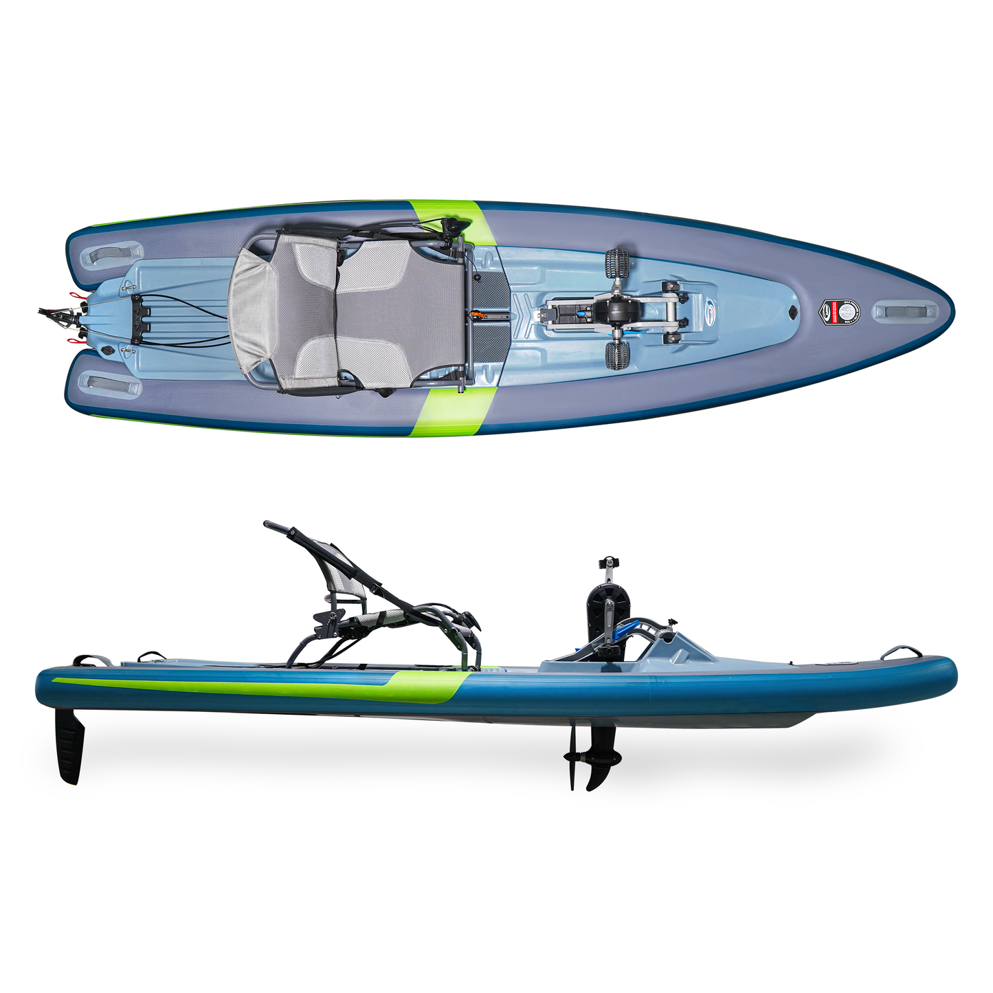 Feelfree Airship Inflatable Pedal Drive Paddelboard Kayk Hybrid