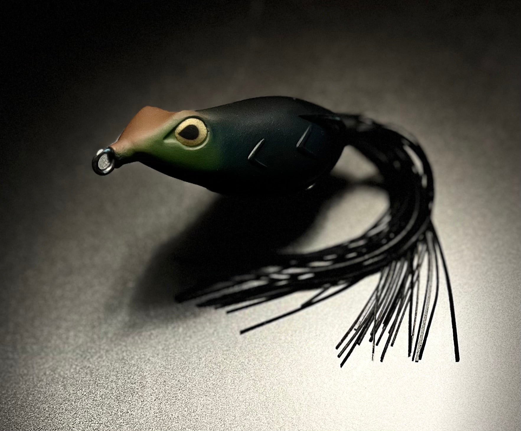 Copper Red Baits Wave Frog Top Water Lure 2.5 Inch 9/16oz