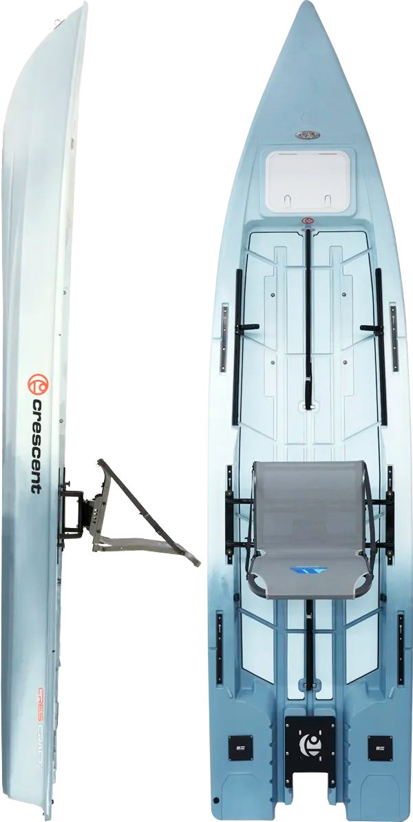 Crescent Cres-Craft High Performance Motor Capable Fishing Kayak