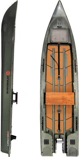 Crescent Cres-Craft High Performance Motor Capable Fishing Kayak