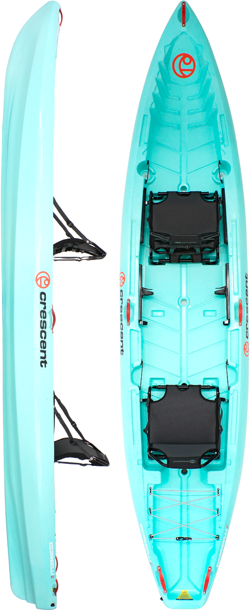 Crescent Kayaks Crew 2 + 1 Tandem Kayak