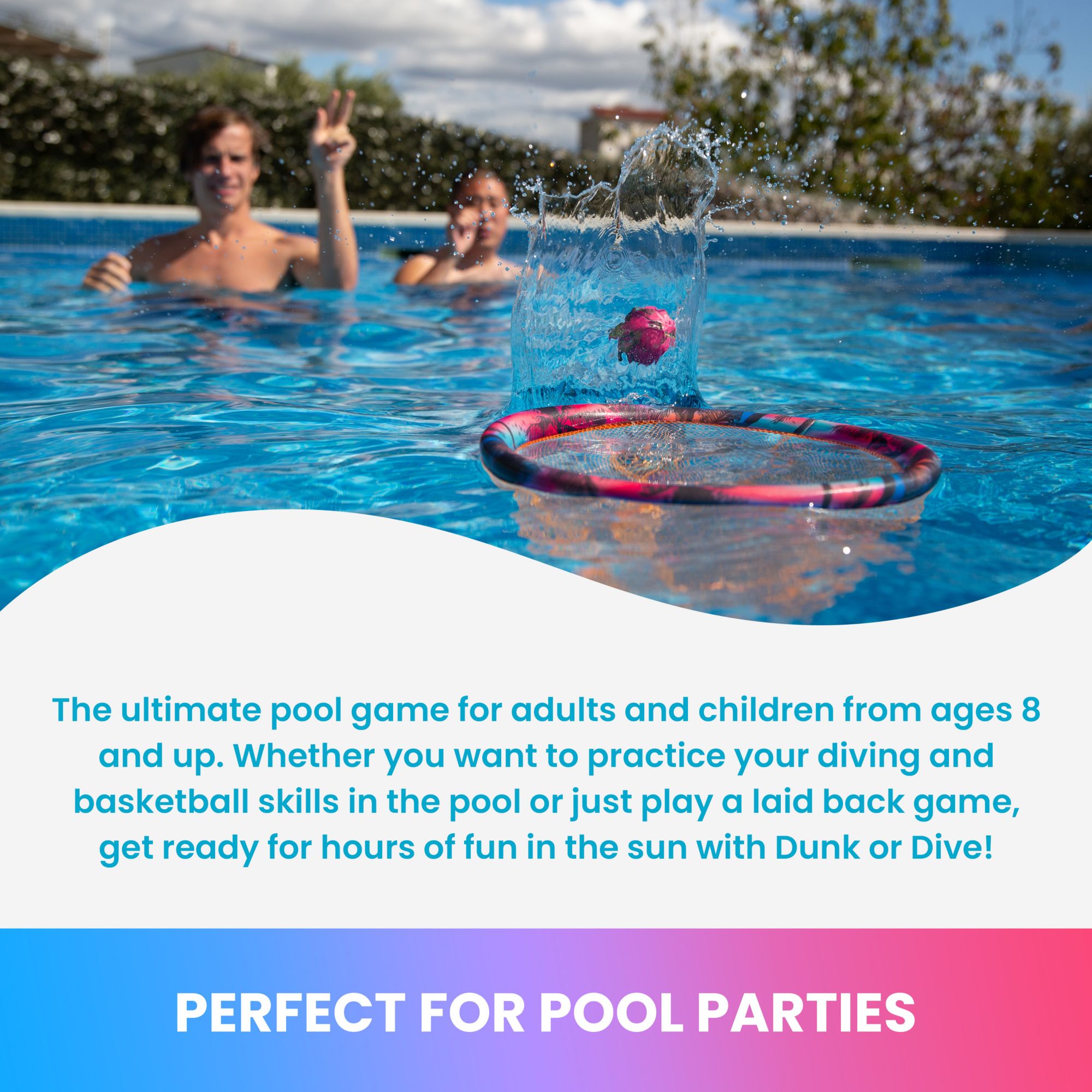 Waboba Dunk Or Dive Pool Toss Game