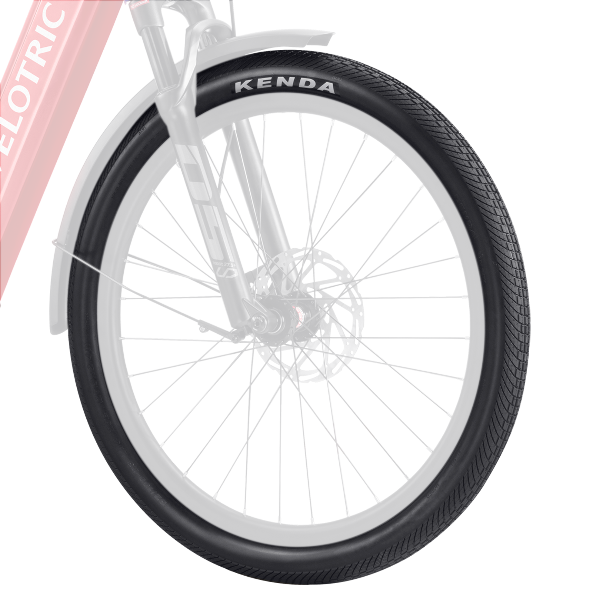 Kenda Kwick Seven.5 Bicycle Ebike Tire 27.5 x 2.4