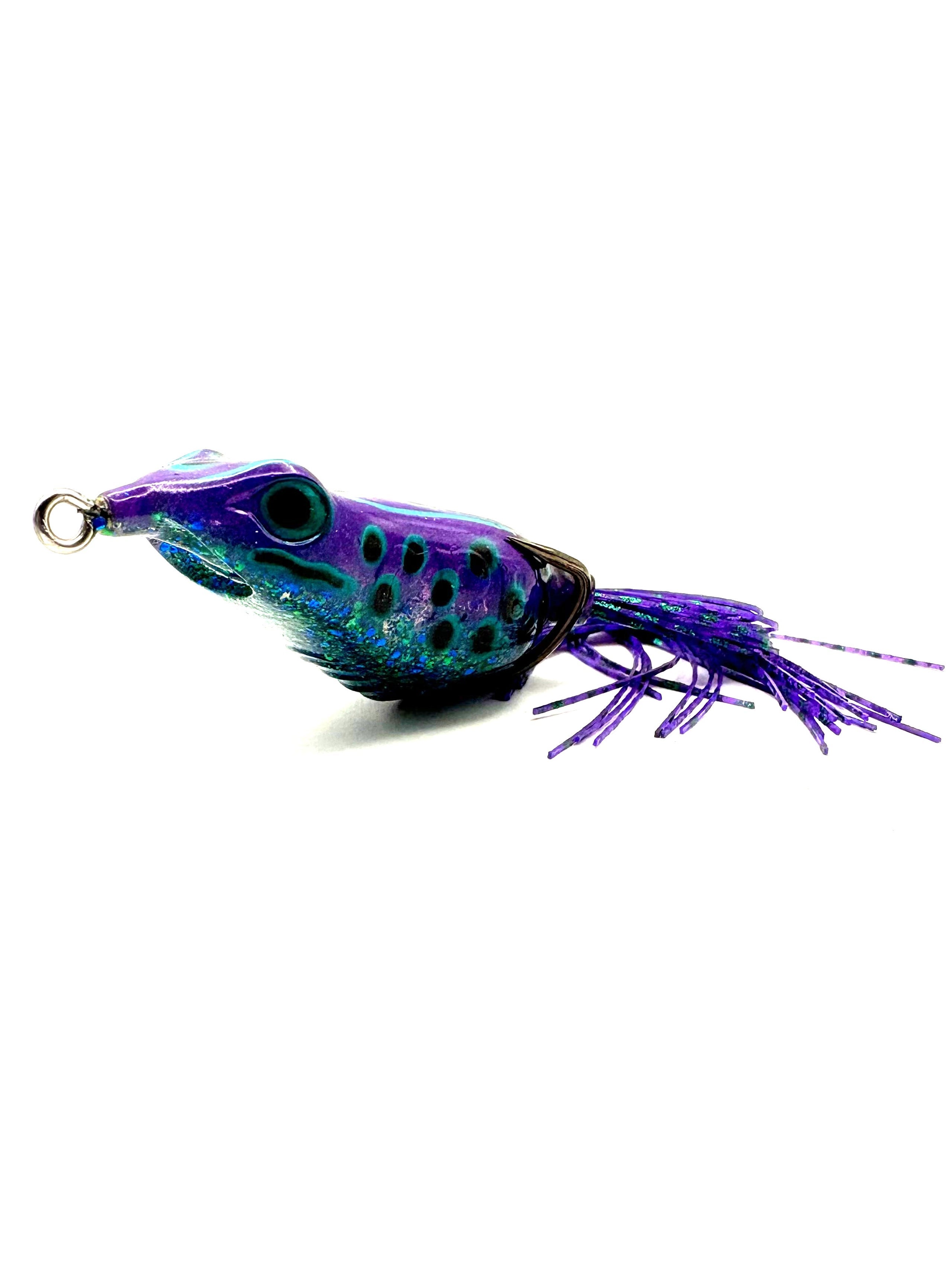 Copper Red Baits Wave Frog Top Water Lure 2.5 Inch 9/16oz