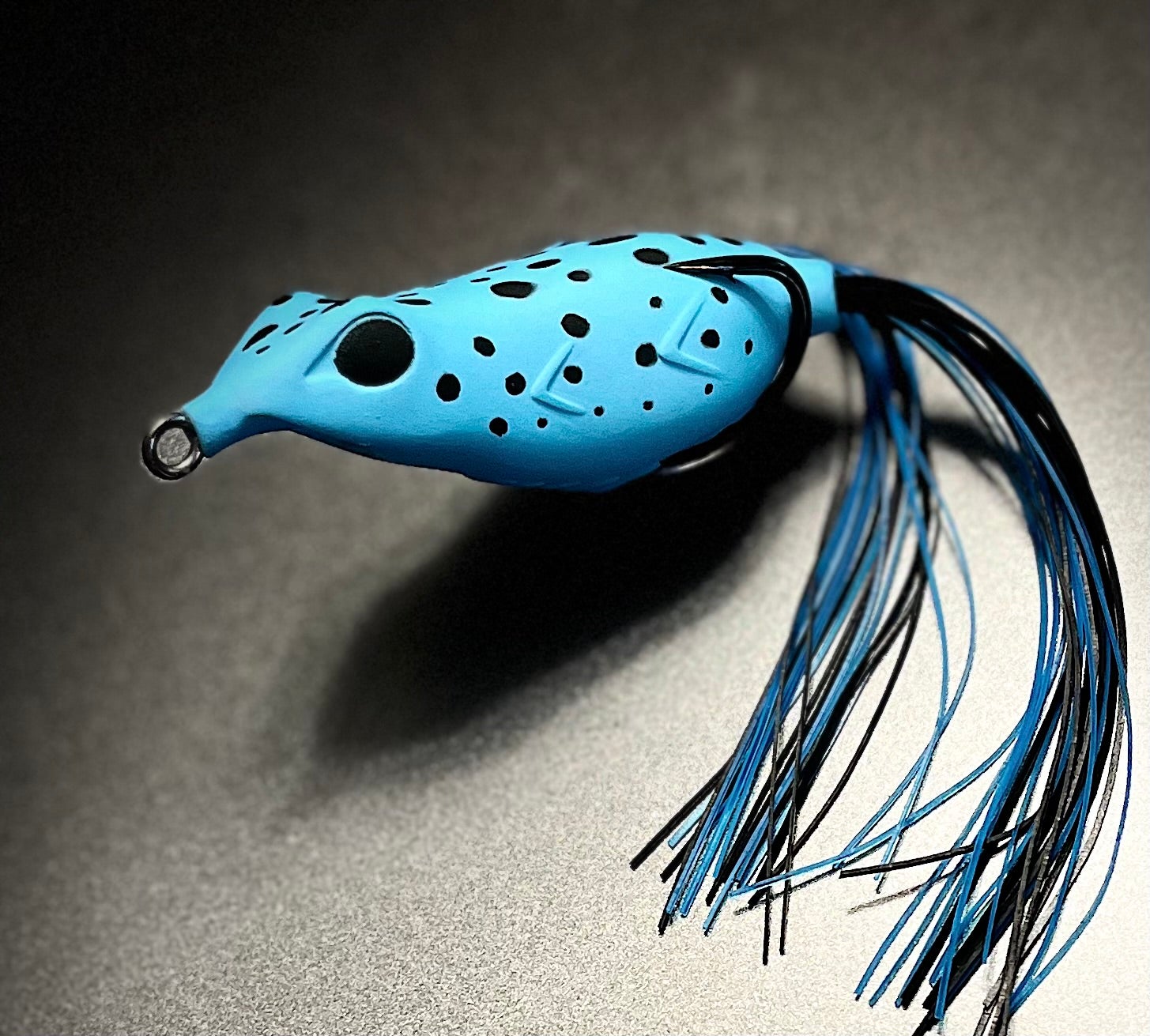 Copper Red Baits Wave Frog Top Water Lure 2.5 Inch 9/16oz