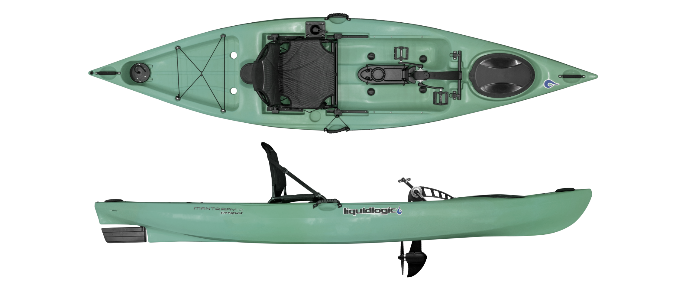 Liquid Logic Manta Ray Propel 12 Recreational Kayak
