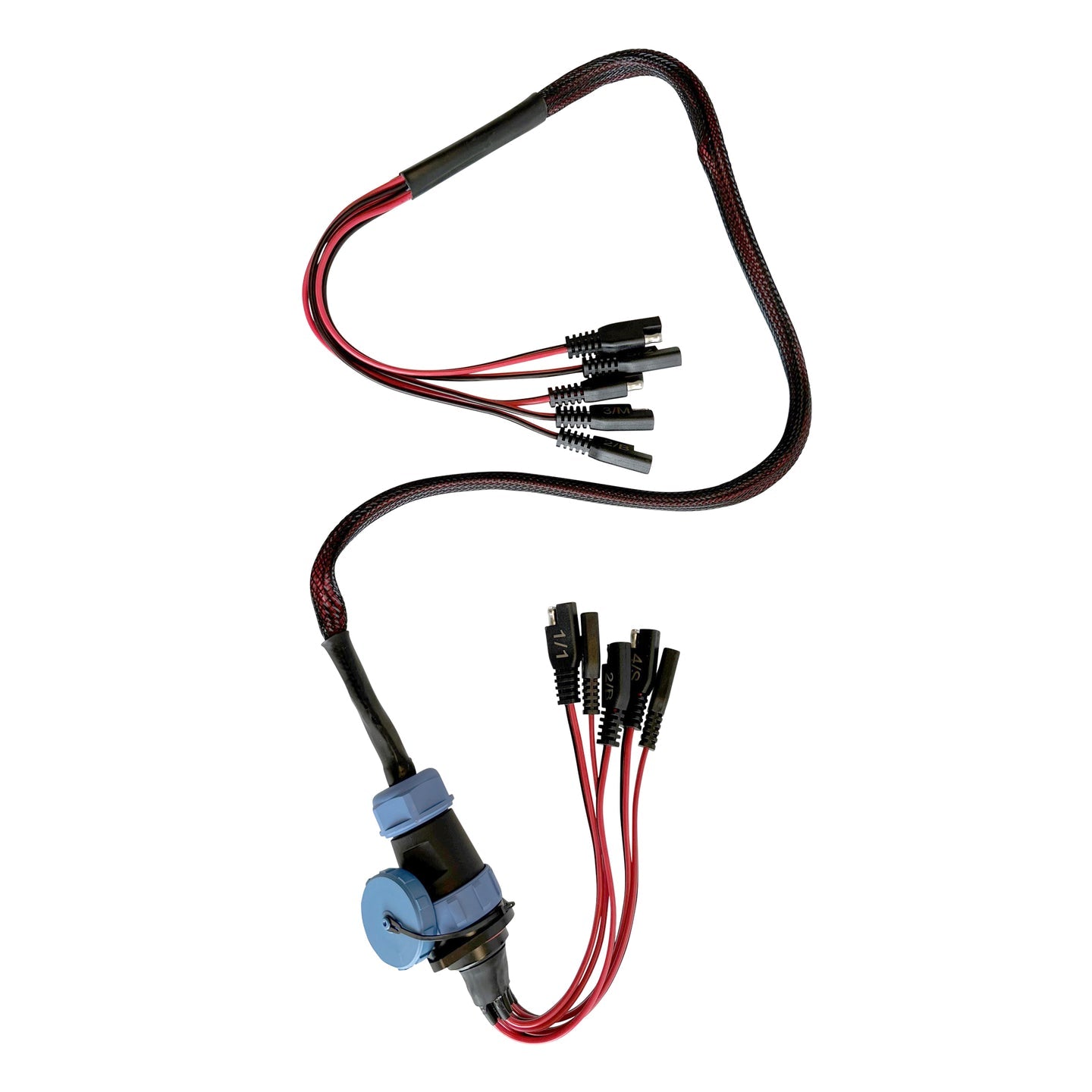 Yak Power 5 Circuit Heavy Duty, Waterproof, Quick Disconnect Kit - Panel Mount and Harness
