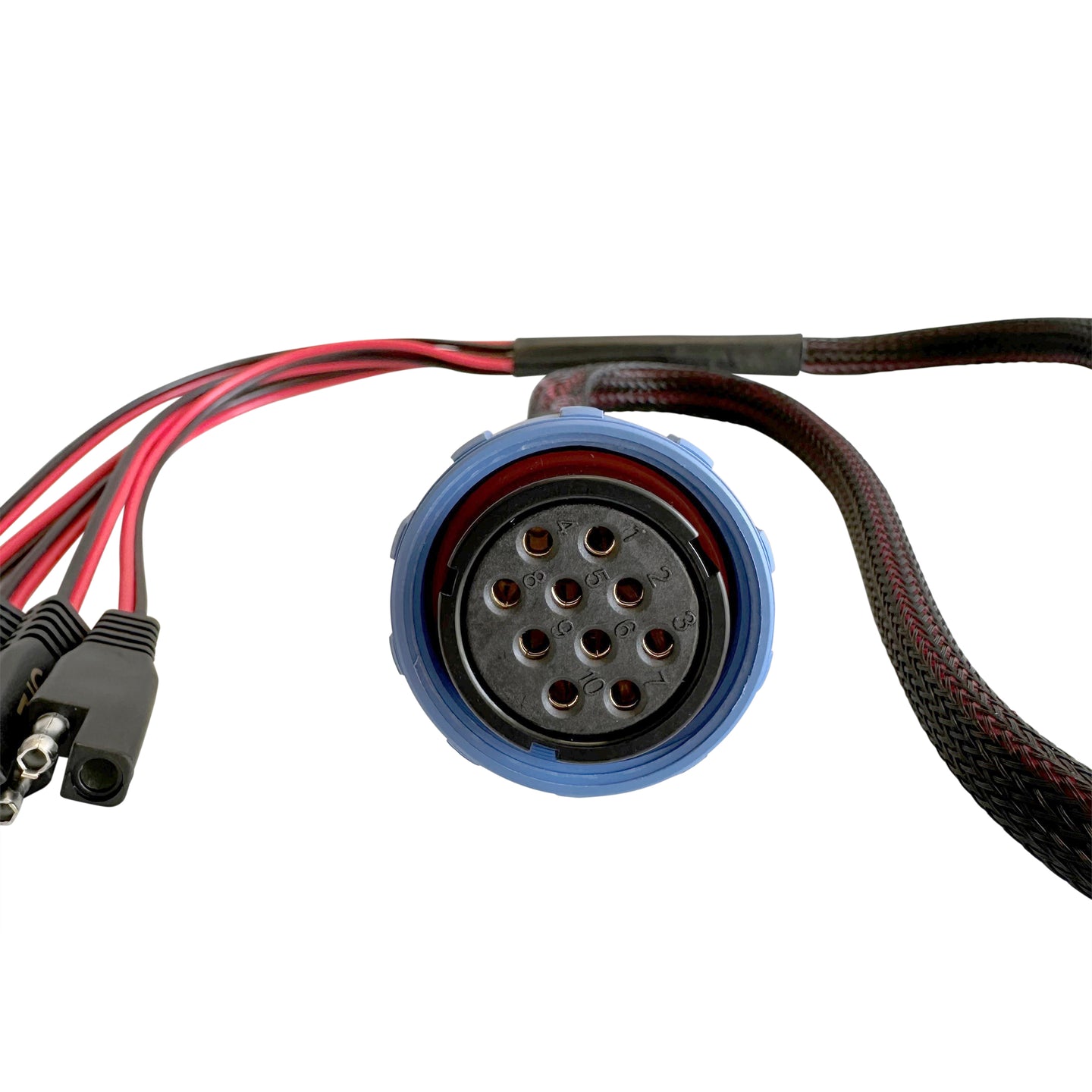 Yak Power 5 Circuit Heavy Duty, Waterproof, Quick Disconnect Kit - Panel Mount and Harness