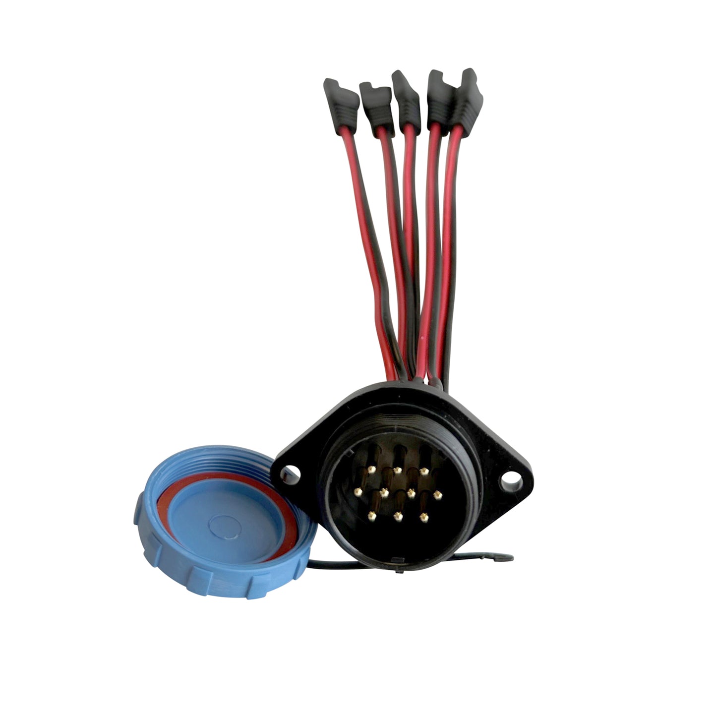 Yak Power 5 Circuit Heavy Duty, Waterproof, Quick Disconnect Kit - Panel Mount and Harness