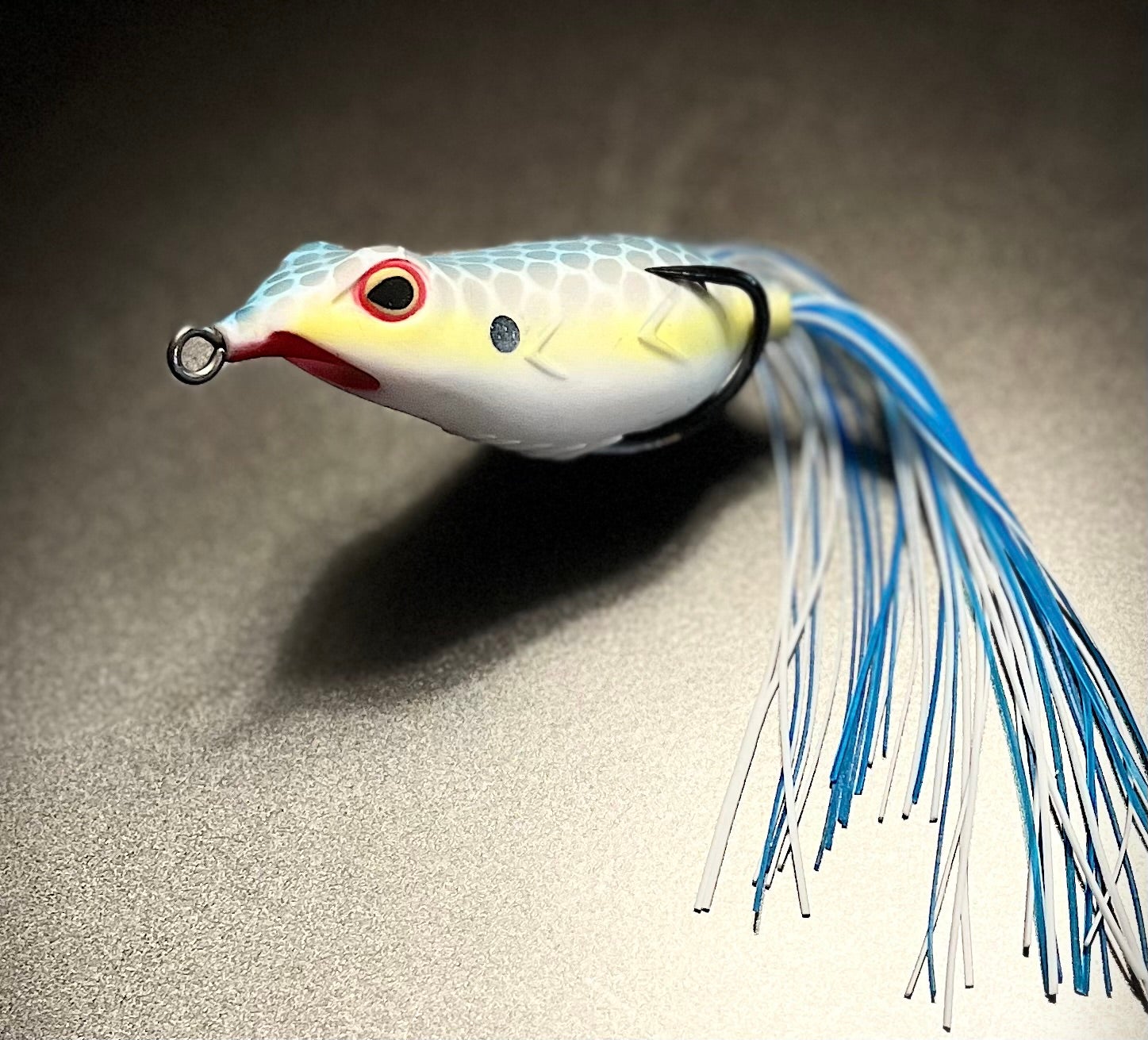 Copper Red Baits Wave Frog Top Water Lure 2.5 Inch 9/16oz