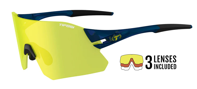 Tifosi Optics Rail Sunglasses With 3 Interchangeable Lenses