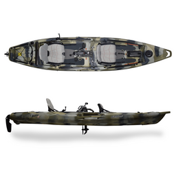 Feelfree Lure II Tandem With Overdrive Pedal Drive Fishing Kayak