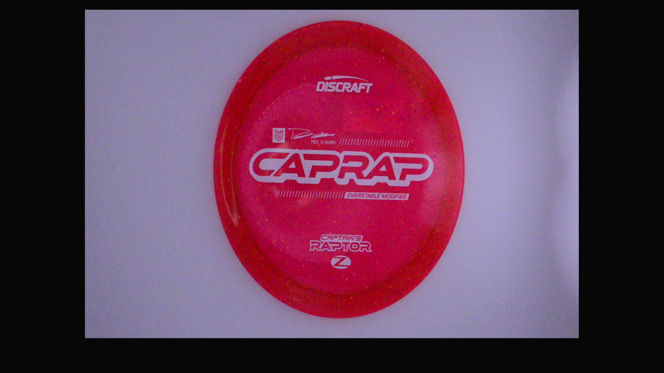 Discraft 2026 Paul Ulibarri Z Confetti Captain's Raptor