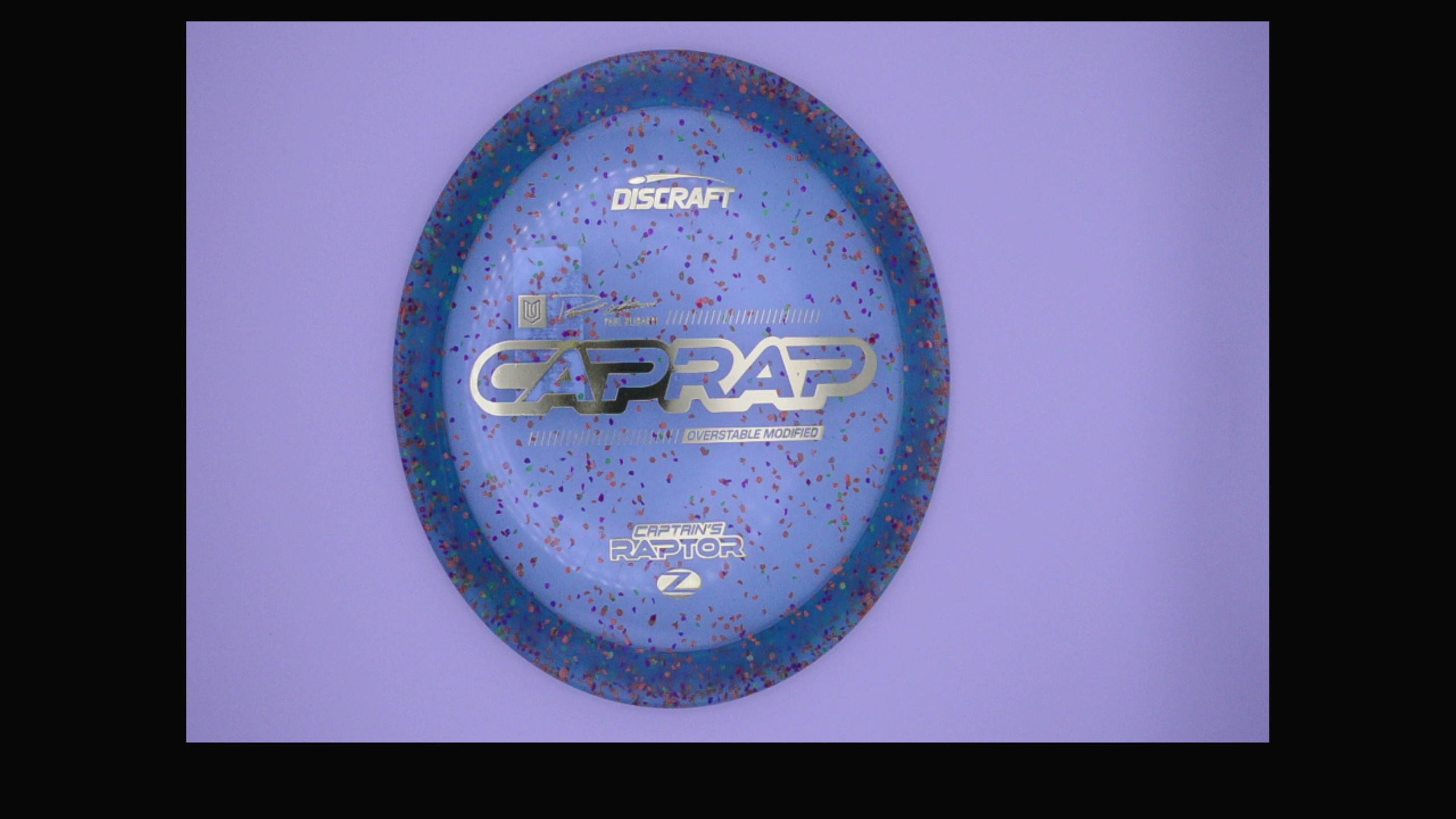 Discraft 2026 Paul Ulibarri Z Confetti Captain's Raptor