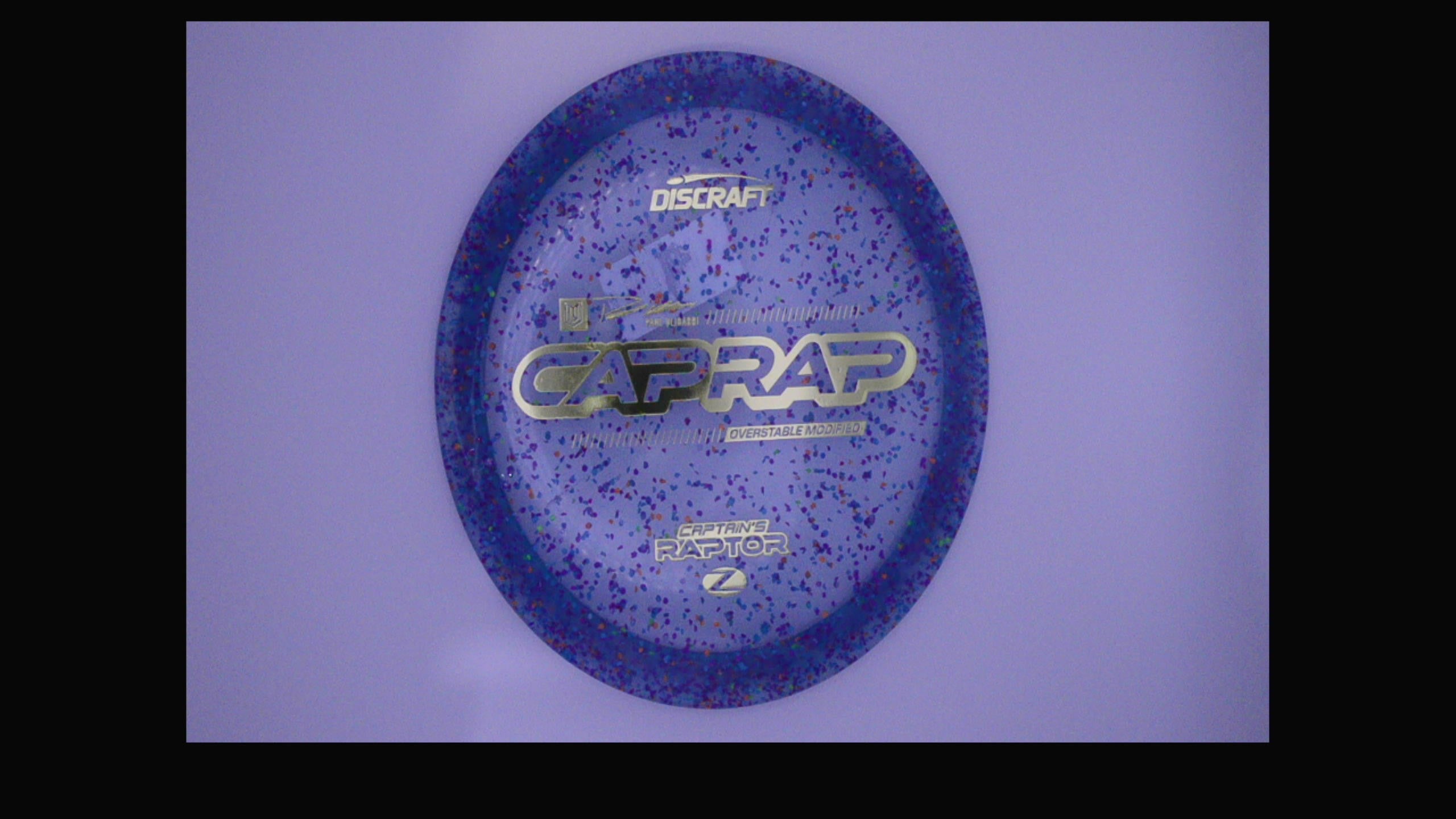 Discraft 2026 Paul Ulibarri Z Confetti Captain's Raptor