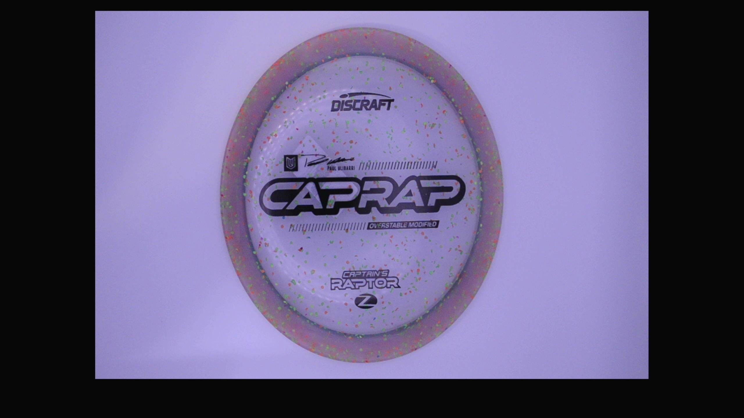 Discraft 2026 Paul Ulibarri Z Confetti Captain's Raptor