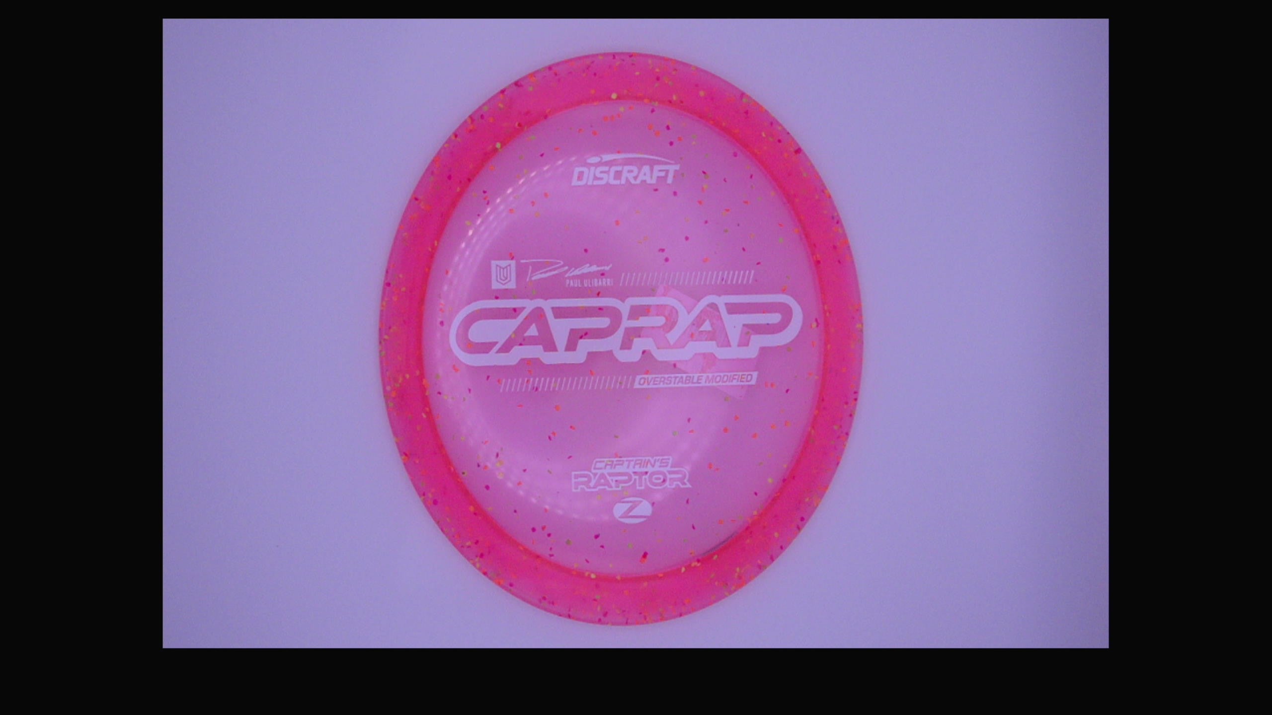 Discraft 2026 Paul Ulibarri Z Confetti Captain's Raptor