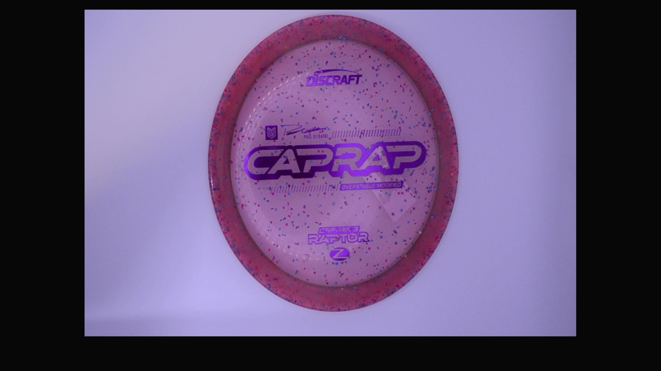 Discraft 2026 Paul Ulibarri Z Confetti Captain's Raptor