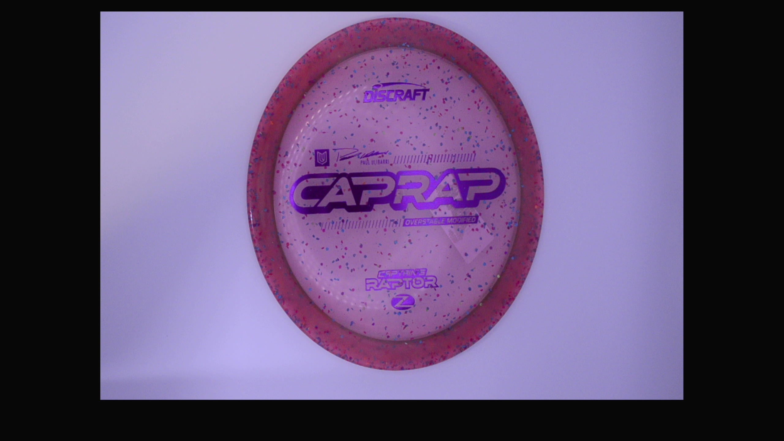 Discraft 2026 Paul Ulibarri Z Confetti Captain's Raptor