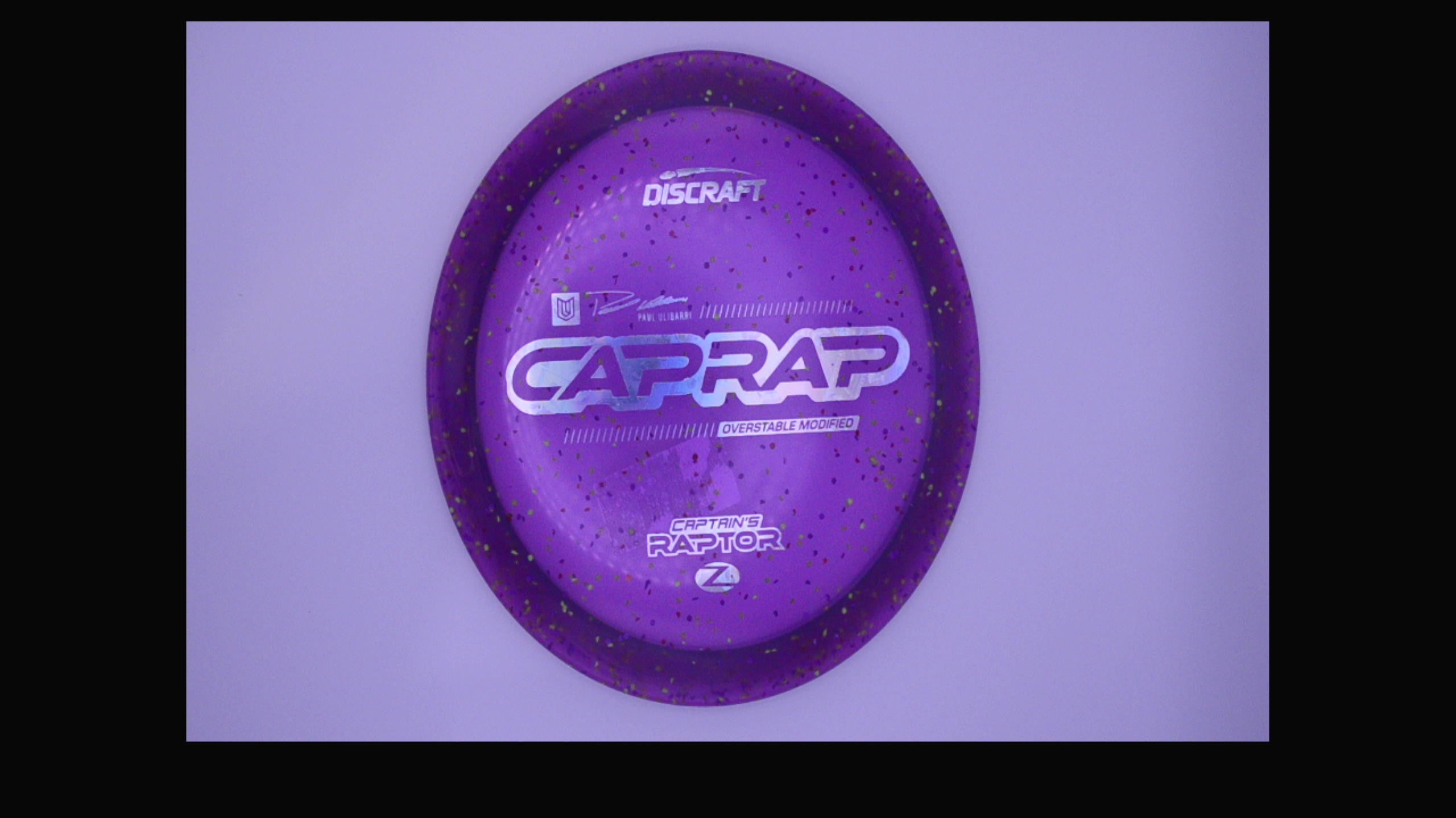 Discraft 2026 Paul Ulibarri Z Confetti Captain's Raptor