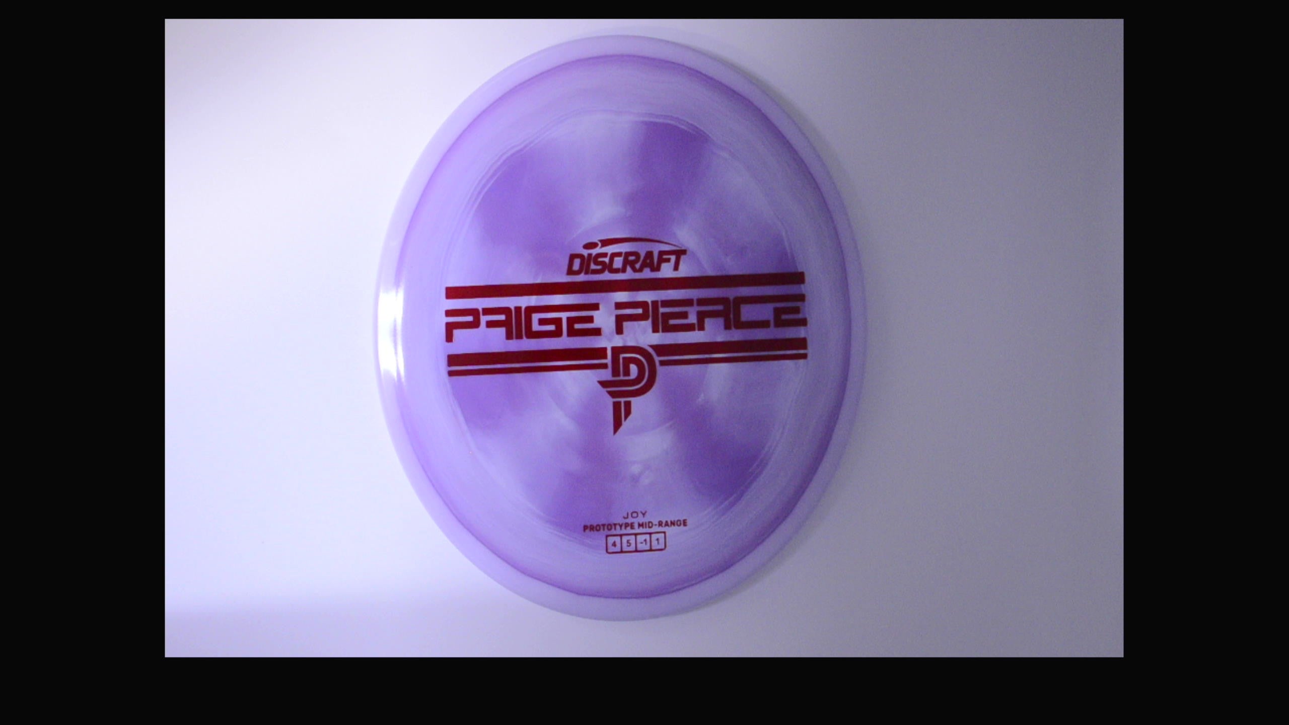 Discraft Paige Pierce Prototype ESP Joy Mid Range Disc