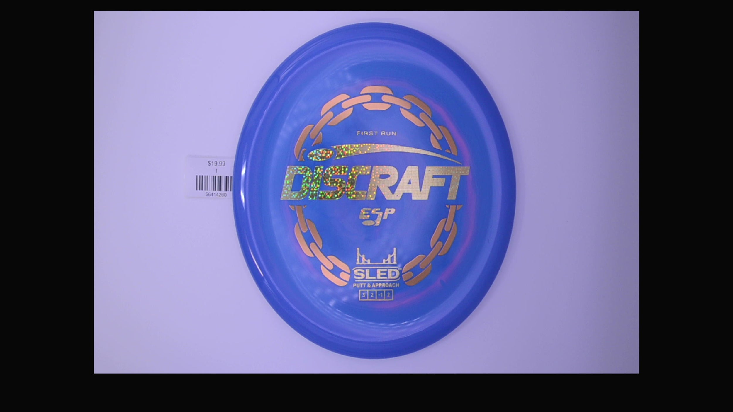 Discraft 1st Run ESP Swirl Sled Putt and Approach Disc