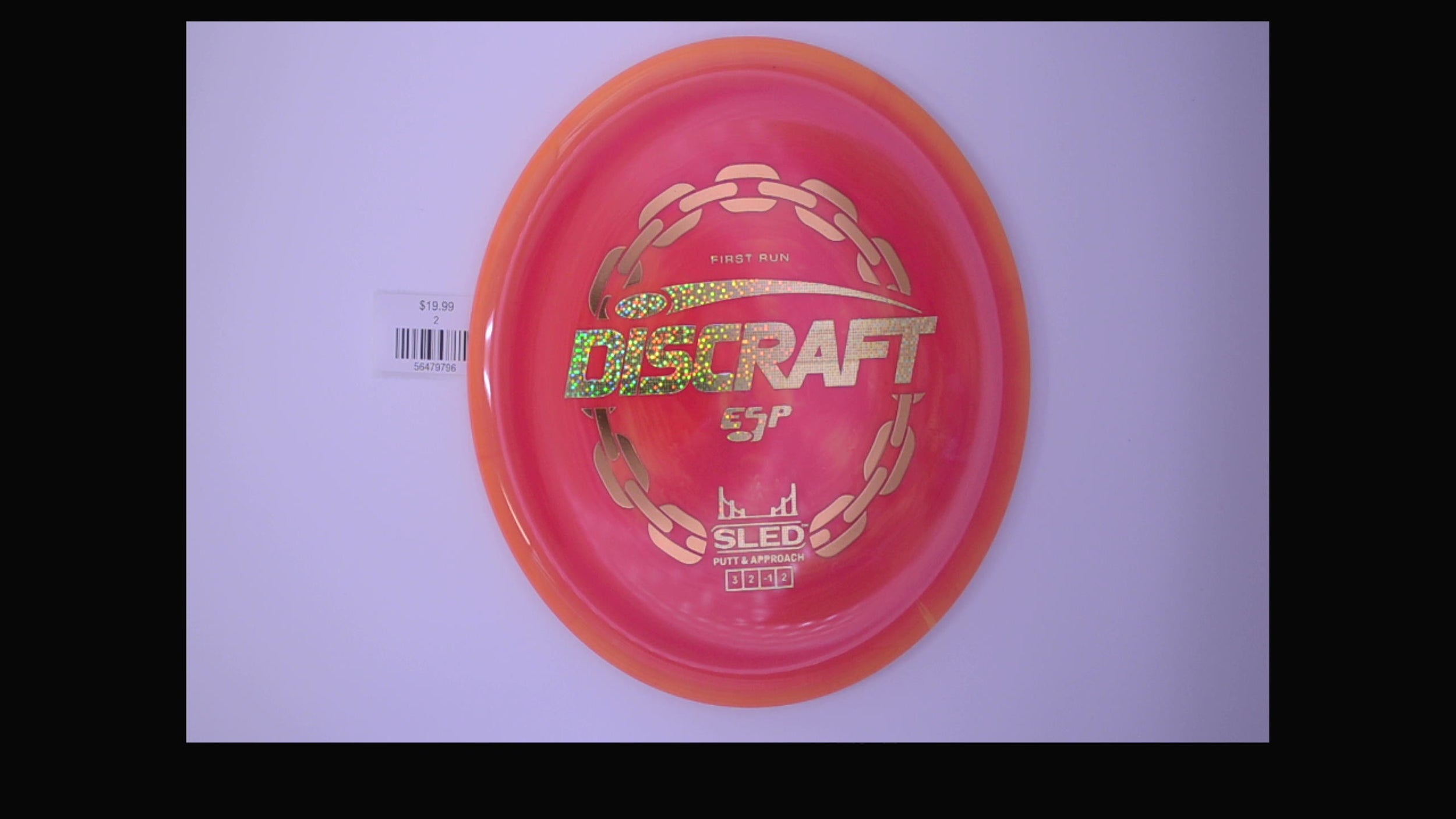 Discraft 1st Run ESP Swirl Sled Putt and Approach Disc