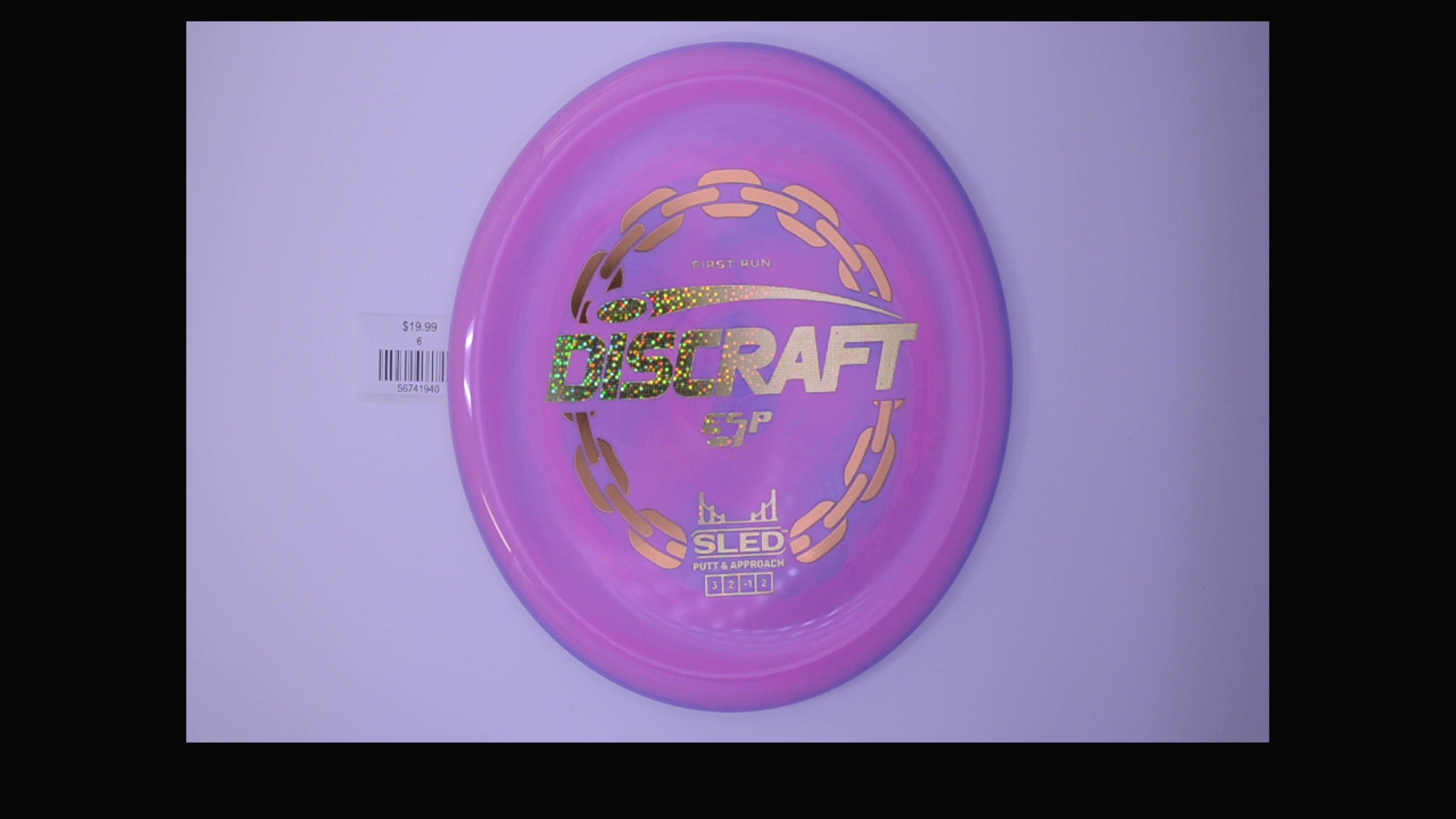 Discraft 1st Run ESP Swirl Sled Putt and Approach Disc