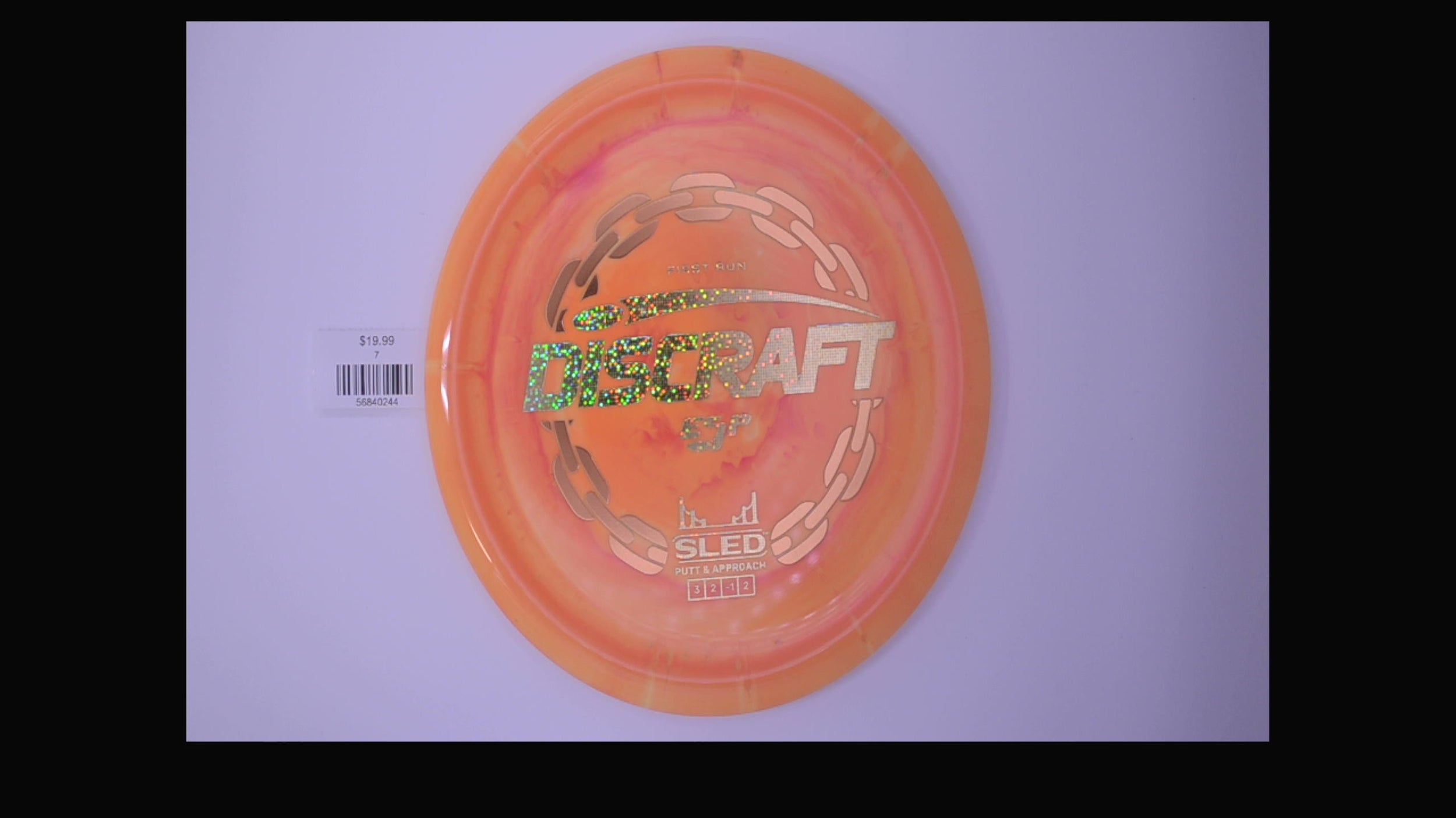 Discraft 1st Run ESP Swirl Sled Putt and Approach Disc