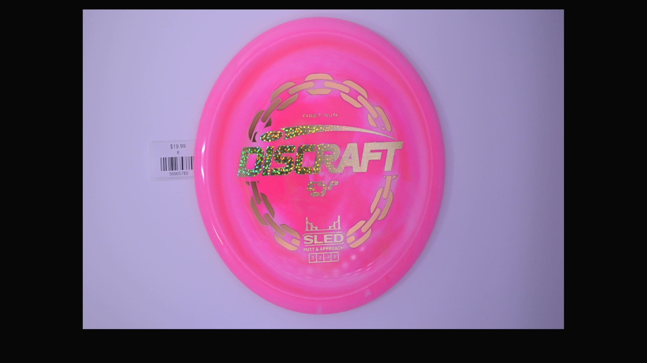 Discraft 1st Run ESP Swirl Sled Putt and Approach Disc