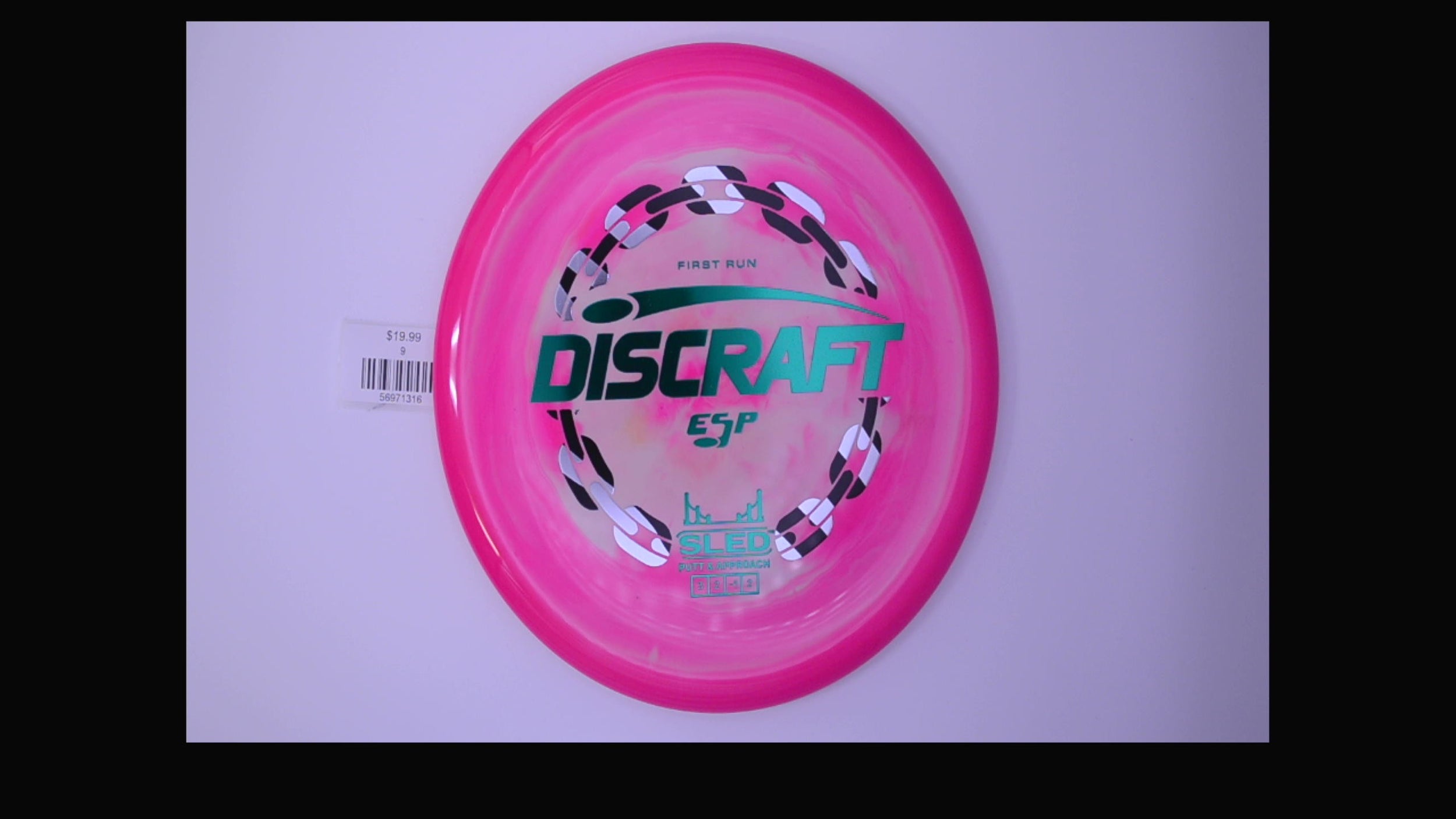 Discraft 1st Run ESP Swirl Sled Putt and Approach Disc